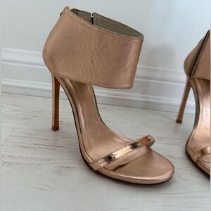 Stuart Weitzman High Heel Sandals Rose Gold Size 39